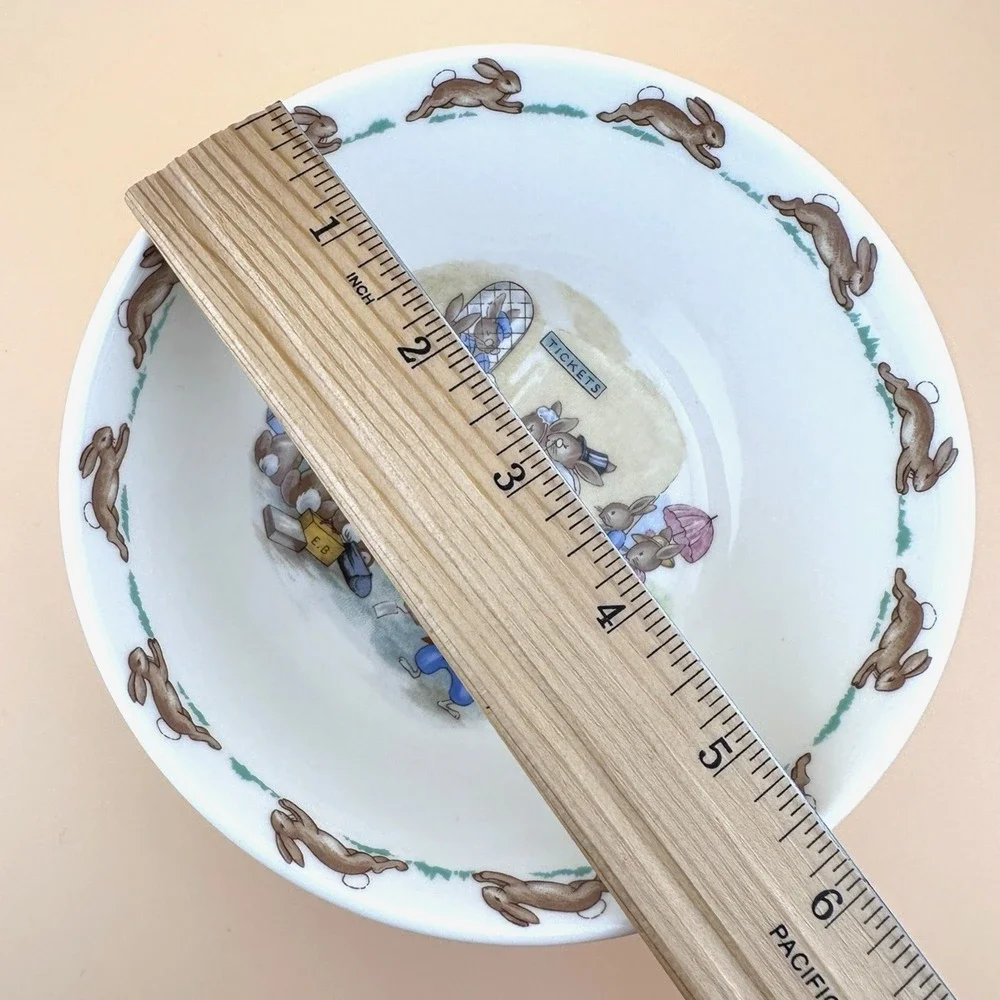 Royal Doulton Bunnykins English Fine Bone China Replacement Bowl Tickets EUC